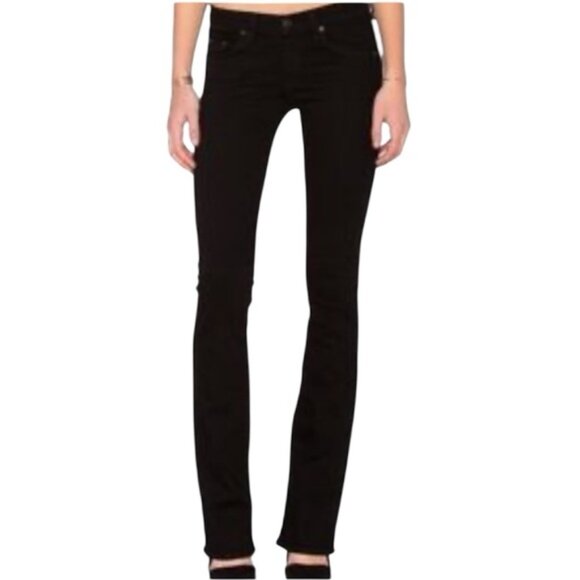 Rag & bone Women’s Black Stiletto Boot Jeans Size 25 - Picture 1 of 15